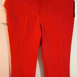 Worthington Bold Red Cropped Pants